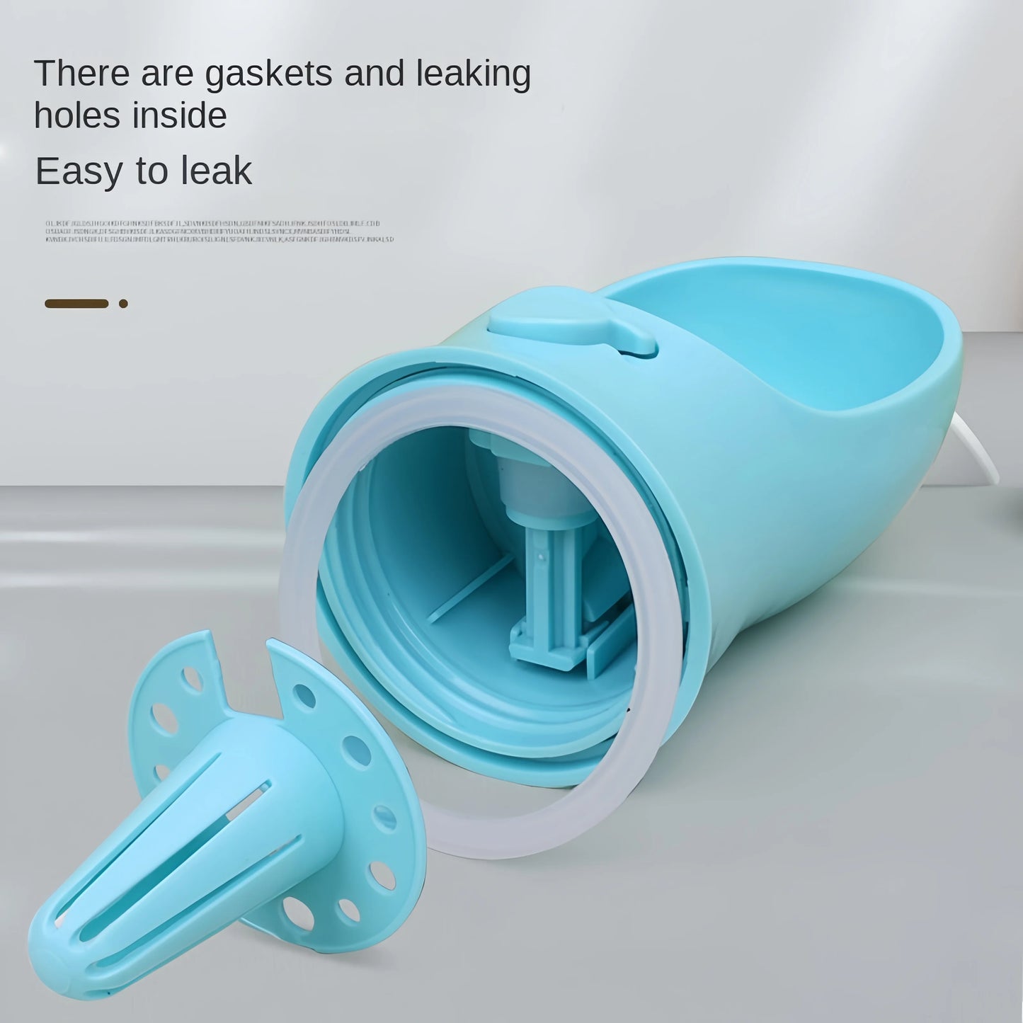 Portable Dog Cat Water Bottle With Storage Food and Water Container